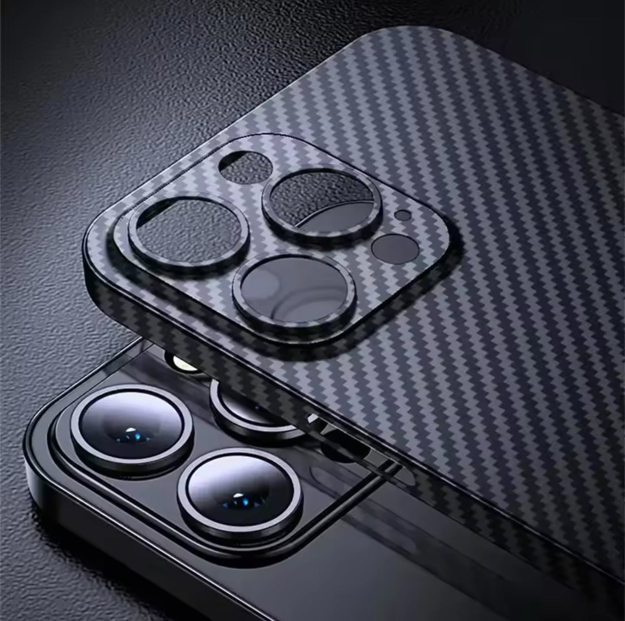 Premium Upgraded Ultra-Thin Carbon Fibre Phone Case with Precision Lens Protector- Apple iPhone 16 Series Premium Upgraded Ultra-Thin Carbon Fibre Phone Case with Precision Lens Protector- Apple iPhone 16 Series